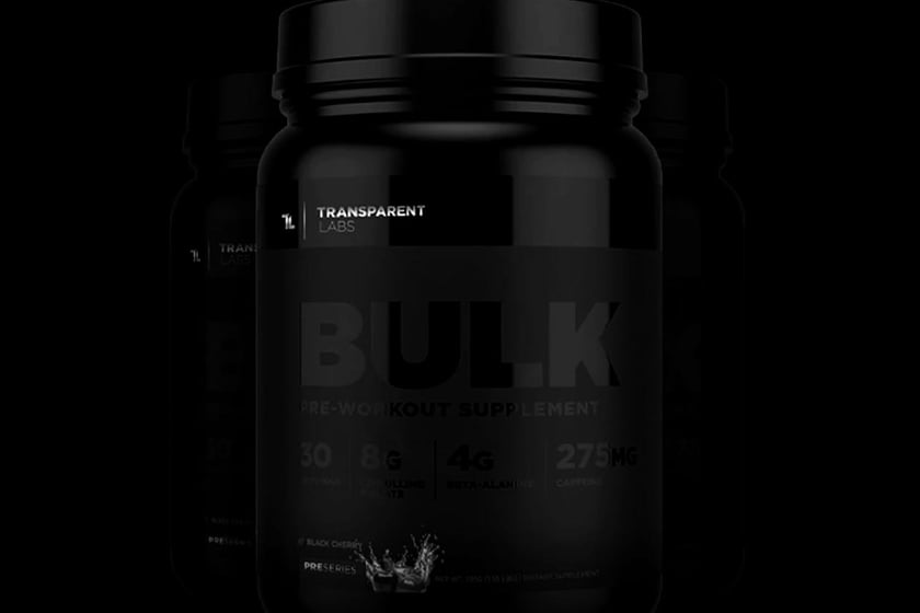 Transparent Labs Blue Raspberry Bulk Black