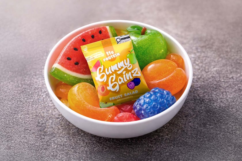 Fruit Salad Gummy Gainz Protein Candy