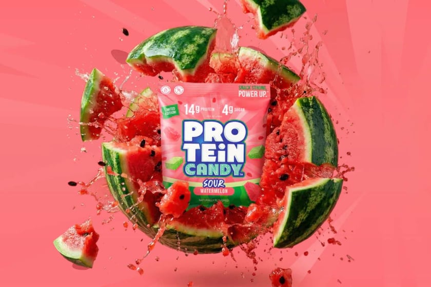 Sour Watermelon Protein Candy