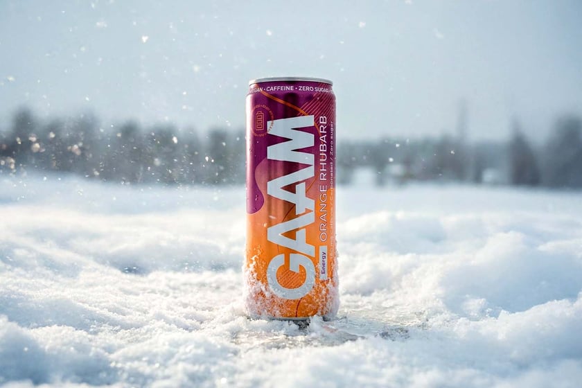 Orange Rhubarb Gaam Energy Drink