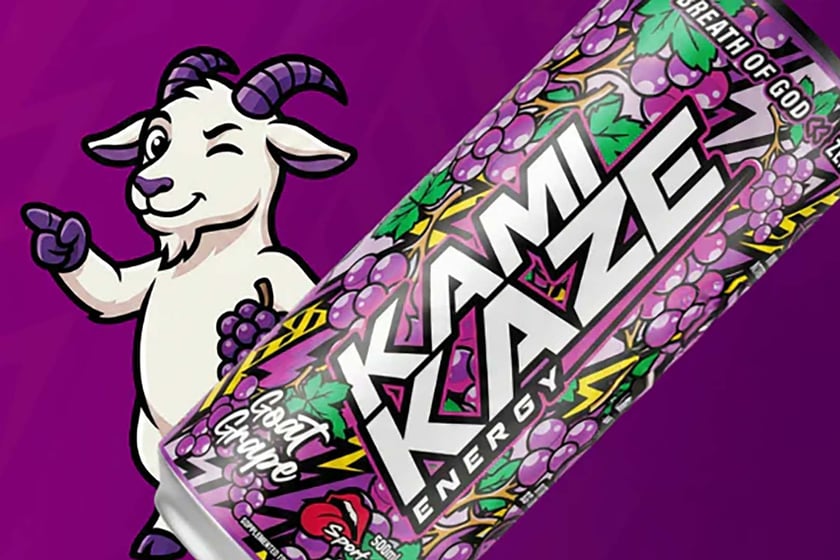 Goat Grape Kamikaze Energy Drink