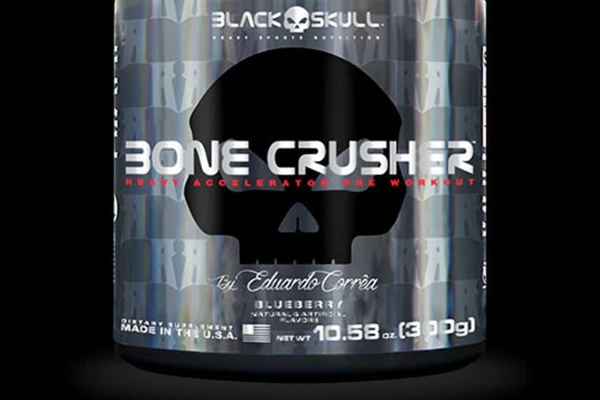black skull bone crusher
