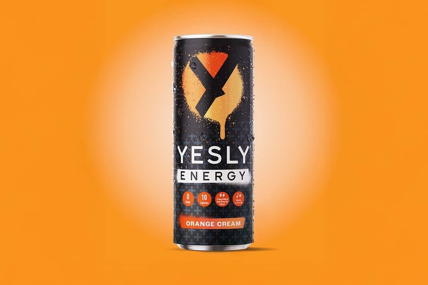 Orange Cream Yesly Energy Drink