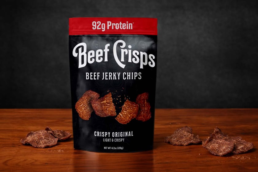 Binge Worth Snacks Beef Crisps