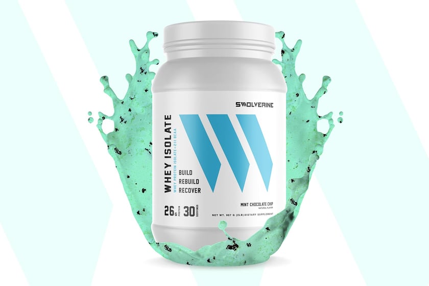 Swolverine Mint Chocolate Chip Whey Isolate