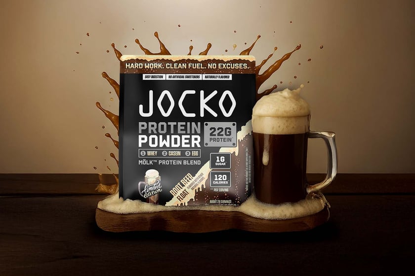 Root Beer Float Jocko Protein Powder