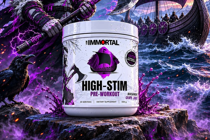 I Am Immortal Grape Juice High Stim Pre Workout