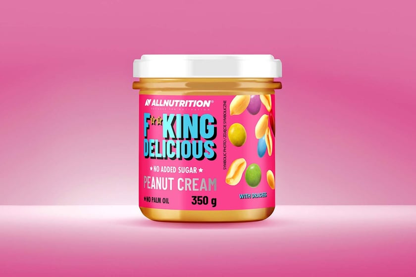 All Nutrition Fitking Delicious Dragee Peanut Cream