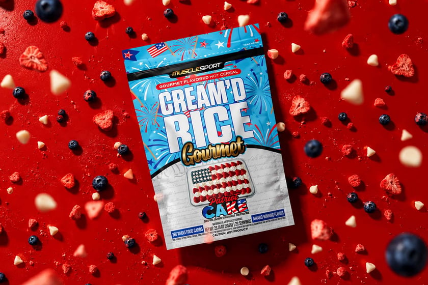 Muscle Sport Patriot Cake Creamd Rice