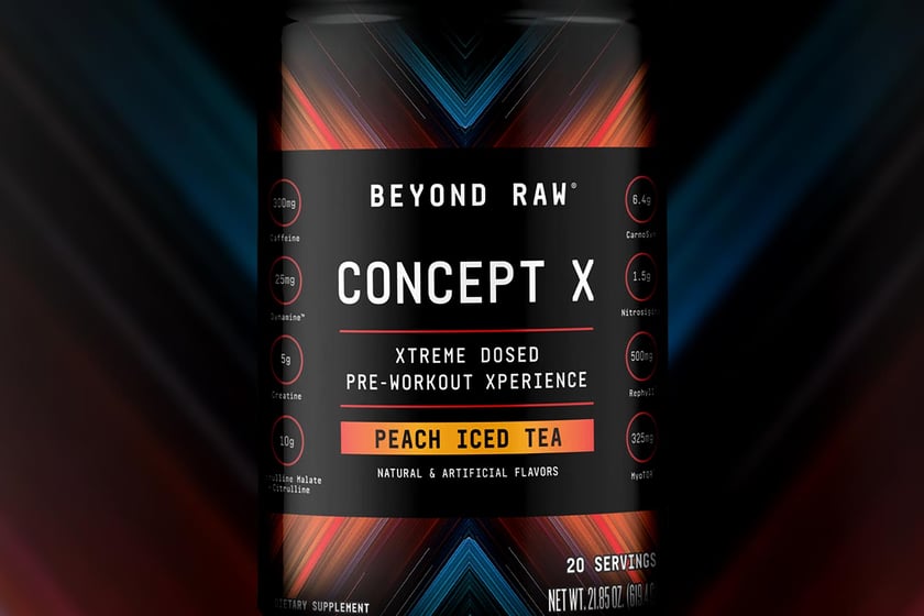 Beyond Raw Peach Iced Tea Concept X