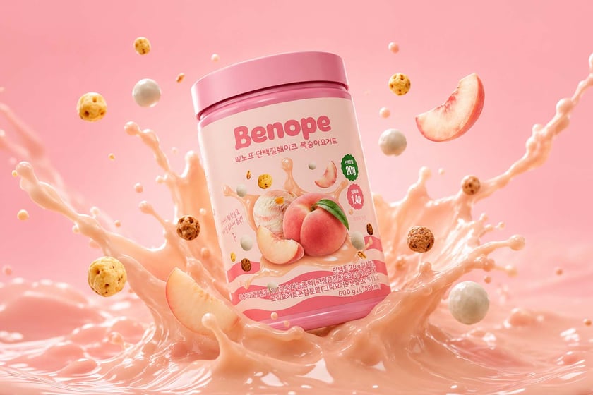 Benope Peach Yogurt Protein Shake