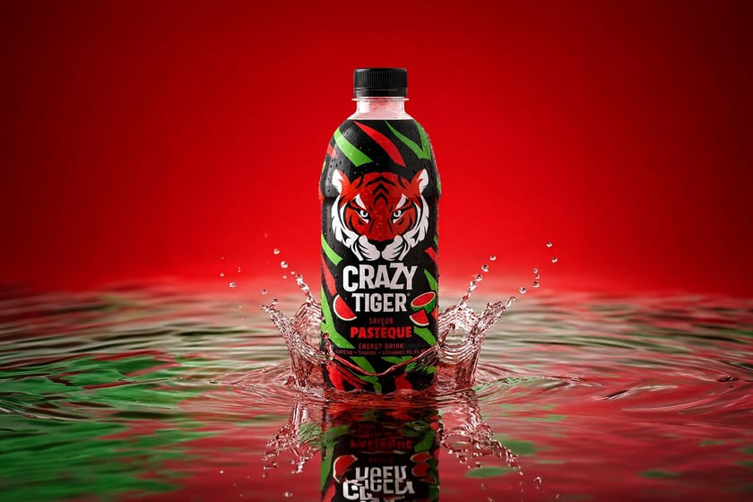 Watermelon Crazy Tiger Energy Drink