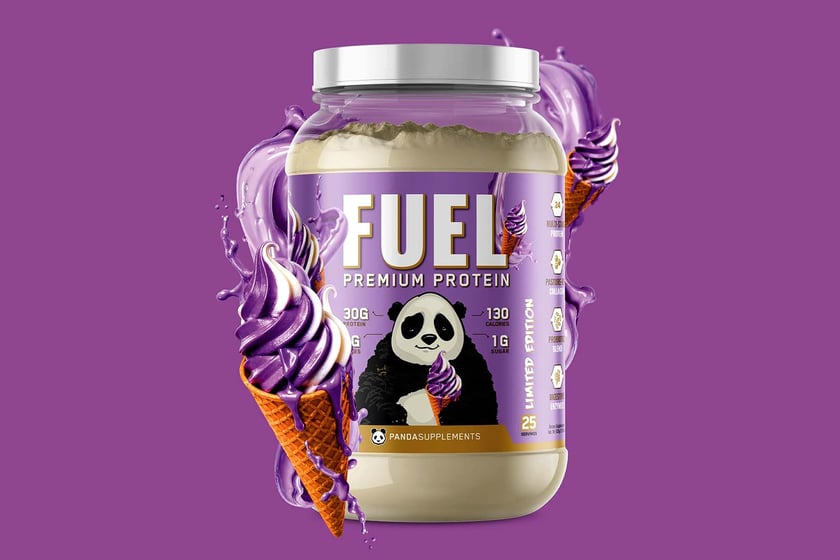 Panda Ube Ice Cream Fuel Protein Powder