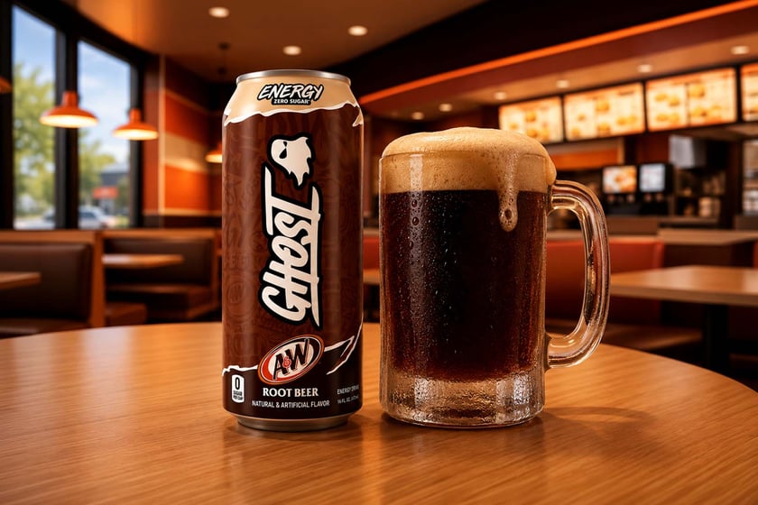 A And W Root Beer Ghost Energy Drink