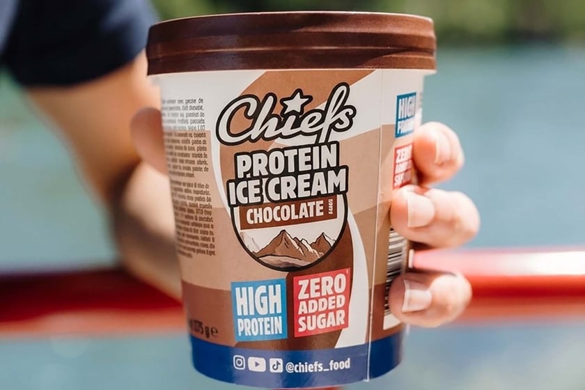 Chiefs Chocolate Protein Ice Cream