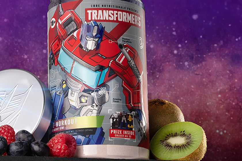 Core Nutritionals X Transformers Collaboration