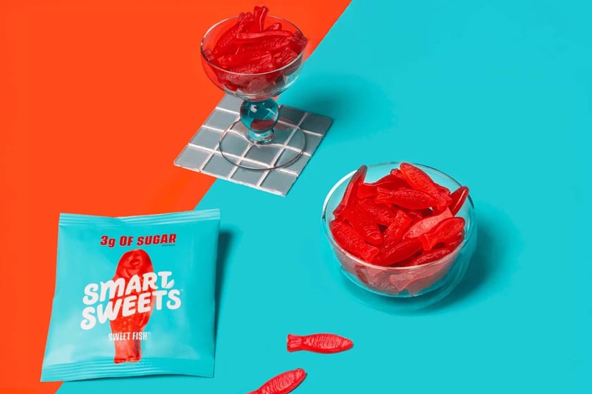 Smartsweets Mini Sweet Fish And Sourmelon Bites