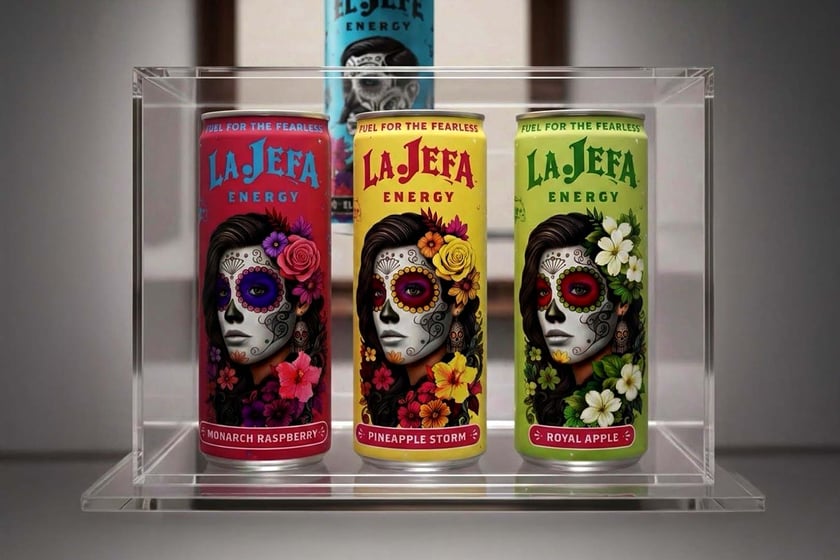 La Jefa Energy Drink Flavors