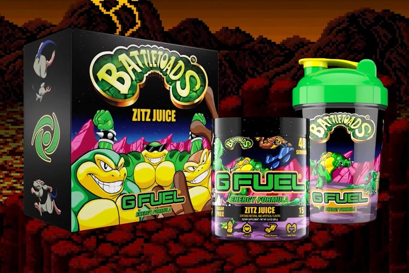 G Fuel and 90s video game Battletoads' special edition Zitz Juice