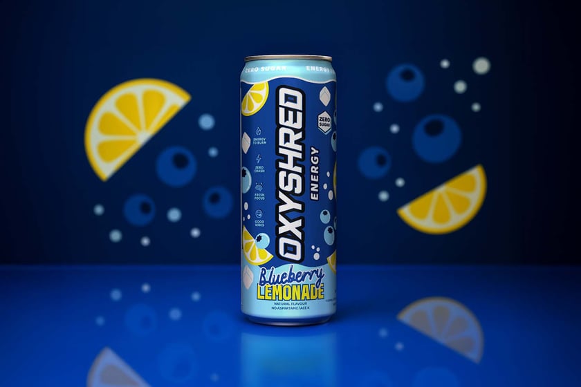 Blueberry Lemonade Oxyshred Energy Drink