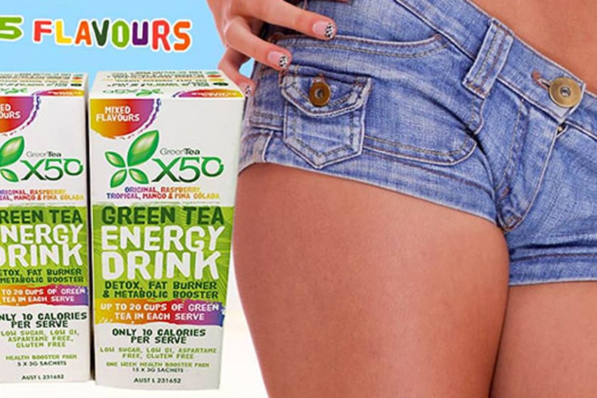 green tea x50 pocket packs