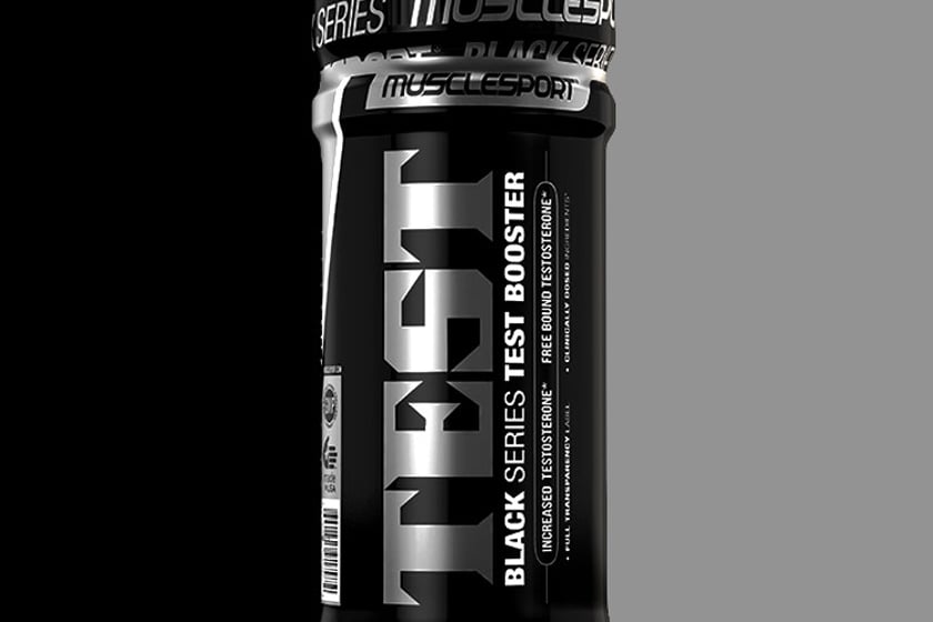 muscle sport test black