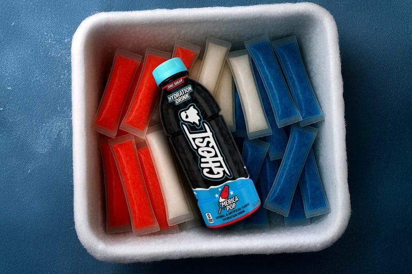 Merica Pop Ghost Hydration Drink