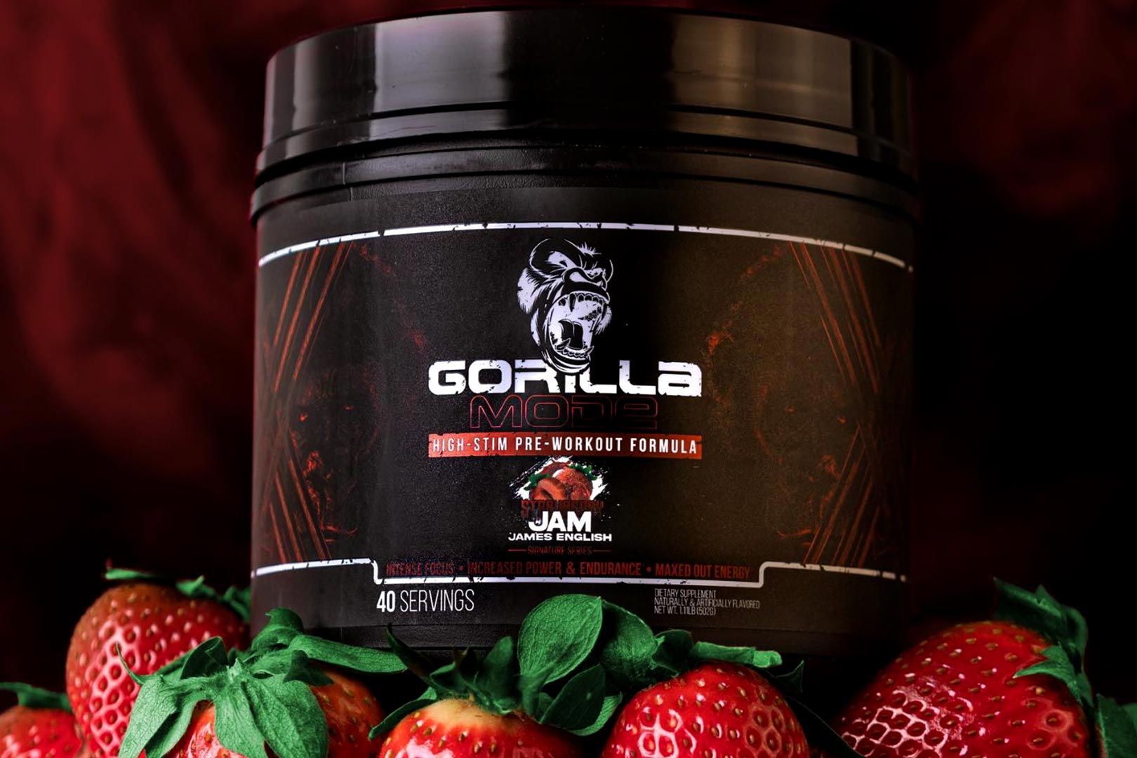 High-stim Gorilla Mode combines 550mg of caffeine and a few other energy and focus features