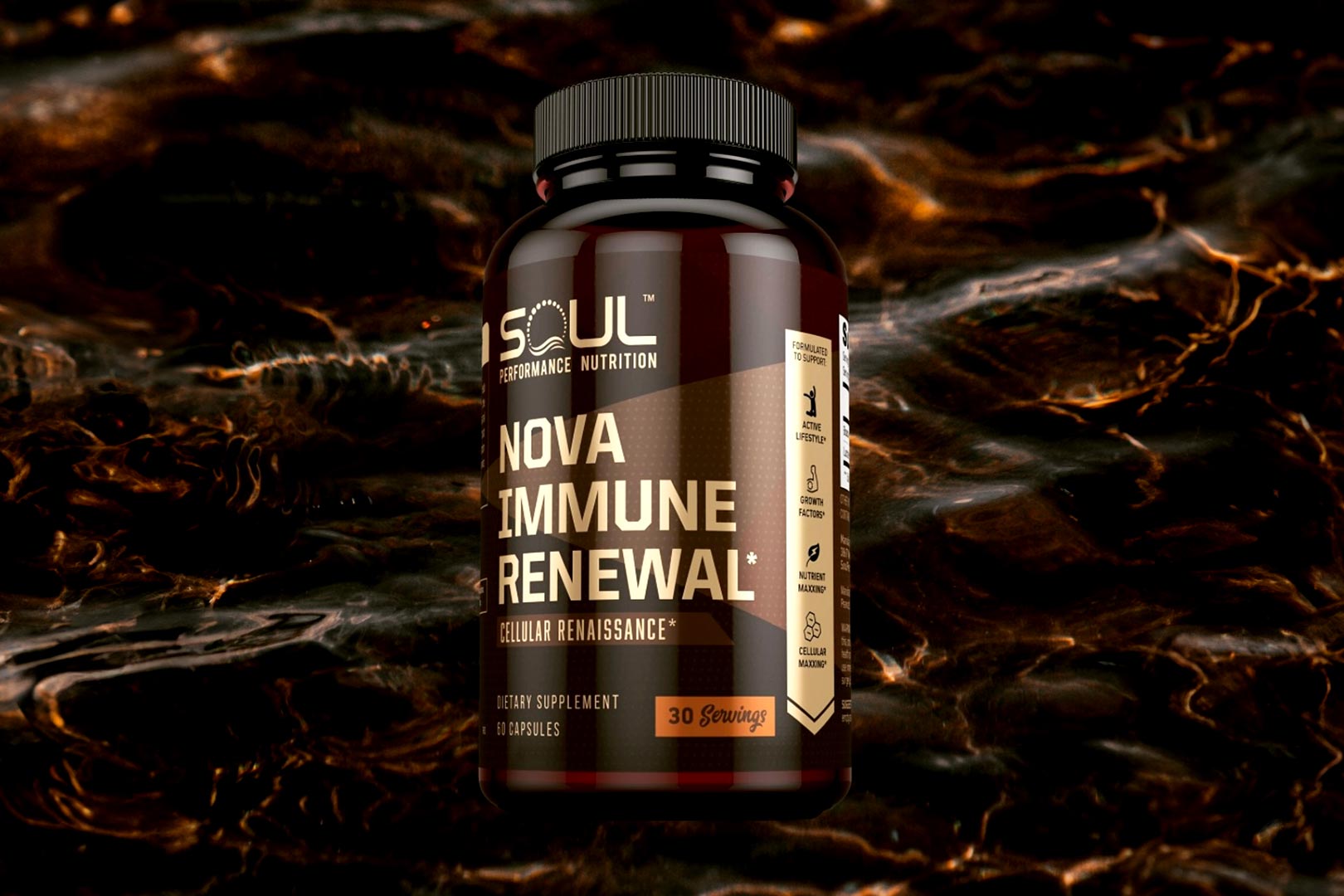 Reputable Soul Performance previews cellular health supplement Nova Immune Renewal