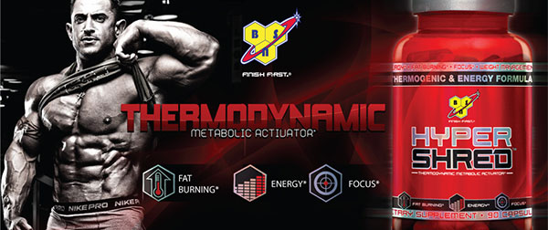 Second in the new concentrated line from BSN, Hyper Shred now available ...