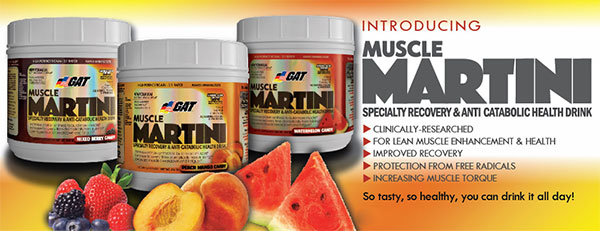 Muscle Martini not your usual amino, GAT's cocktail reviewed as uniquely different Muscle Martini not your usual amino, GAT's cocktail reviewed as uniquely different