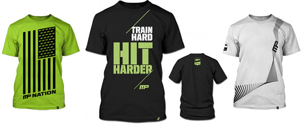 MP Sportswear Train Hard Hit Harder tee MP Sportswear Train Hard Hit Harder tee