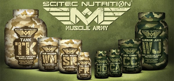 Scitec Nutrition's new Muscle Army range Scitec Nutrition's new Muscle Army range