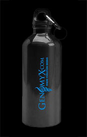 Genomyx 22oz aluminium Sports Bottle