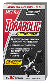 MET-Rx bonus 50% Torabolic available and a BOGO deal at BB.com