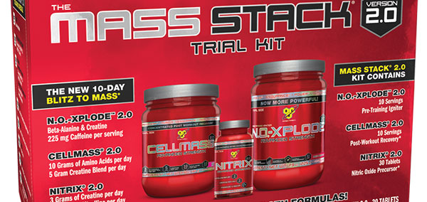BSN's The Mass Stack 2.0 10 day trial kit BSN's The Mass Stack 2.0 10 day trial kit