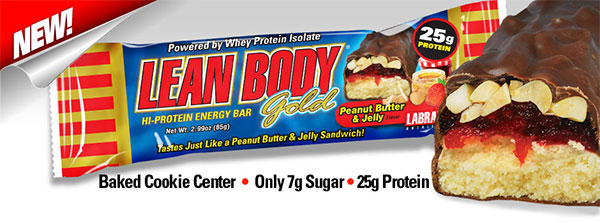 Labrada Nutrition Lean Body Gold peanut butter and jelly