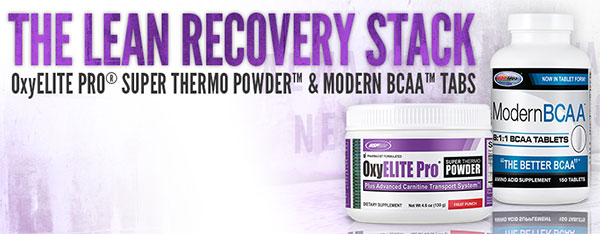 USP Labs Lean Recovery Stack of OxyElite and Modern BCAA USP Labs Lean Recovery Stack of OxyElite and Modern BCAA
