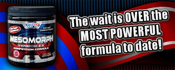 Review of APS Nutrition's pre-workout Mesomorph 2.0 Review of APS Nutrition's pre-workout Mesomorph 2.0