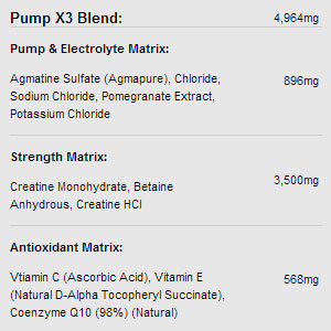 Lecheek Nutrition Pump X3 formula Lecheek Nutrition Pump X3 formula