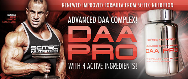 Scitec Nutrition replace D-Test with DAA Pro Scitec Nutrition replace D-Test with DAA Pro