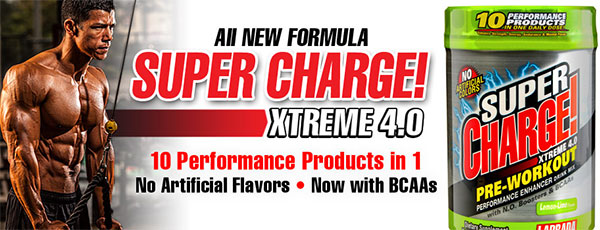 Labrada Nutrition update their pre-workout to Super Charge 4.0