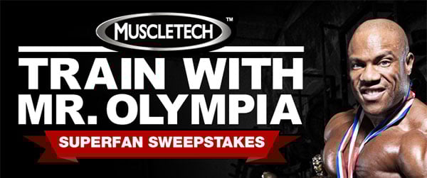 Win a trip for two to train with Phil Heath in Denver Colorado Win a trip for two to train with Phil Heath in Denver Colorado