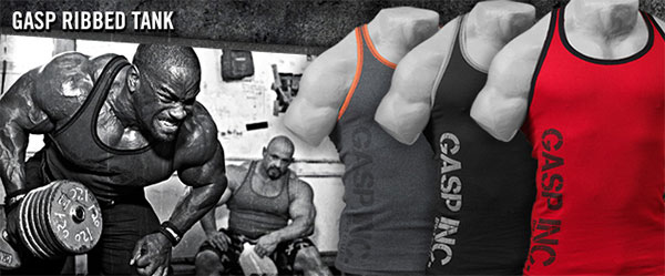 Gasp Inc. limited edition ribbed tanks