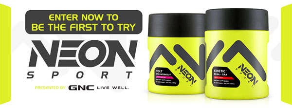 Win a sample of Neon Sport Kinetic or Volt Win a sample of Neon Sport Kinetic or Volt