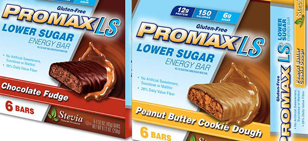 Promax Nutrition's new 43g sample size Lower Sugar protein bars