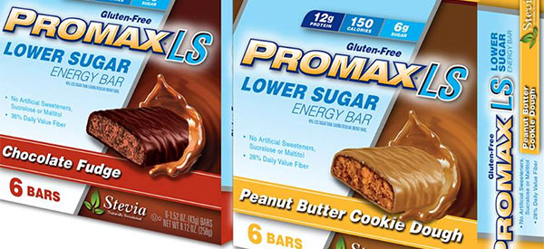 Promax Nutrition's new 43g sample size Lower Sugar protein bars Promax Nutrition's new 43g sample size Lower Sugar protein bars
