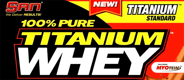 SAN Nutrition's new protein powder Pure Titanium Whey SAN Nutrition's new protein powder Pure Titanium Whey