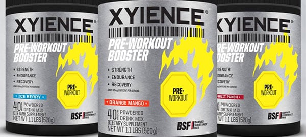 Xyience rebranded supplement Pre-Workout Booster