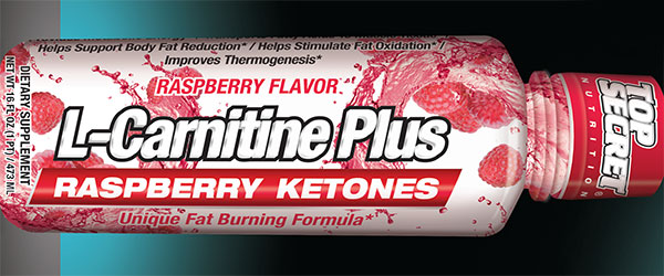 Top Secret Nutrition's new raspberry flavored Carnitine Plus